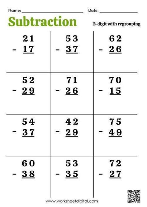 maths subtraction worksheets|Dynamically Created Subtraction Worksheets .